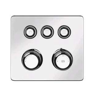 Смеситель для душа, Gessi, Hi-Fi Eclectic, на 3 потребителя, цвет-хром