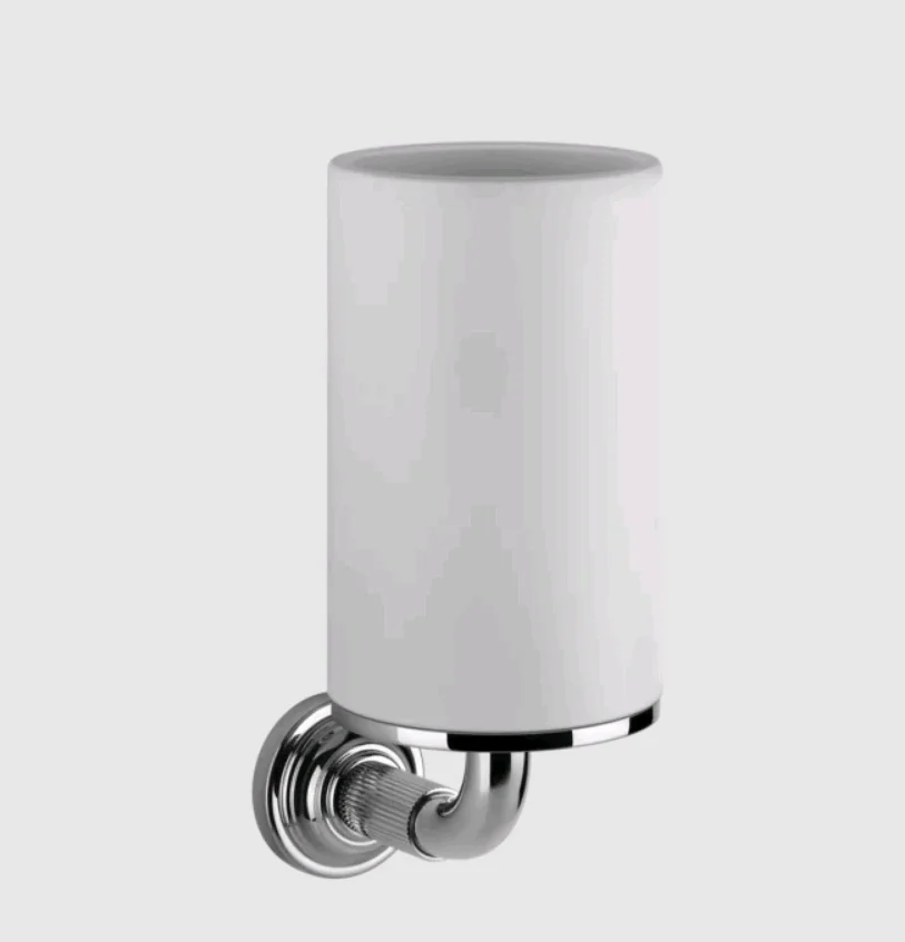 Стакан, Gessi, VENTI20, шгв 75*115*182, цвет-белый/хром