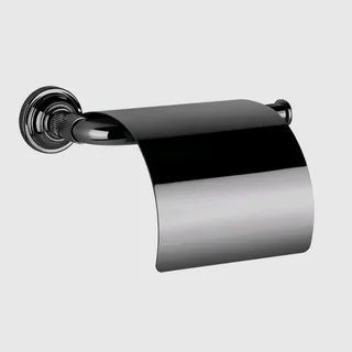 Бумагодержатель, Gessi, VENTI20, шгв 174*155*68, цвет-Black Metal PVD