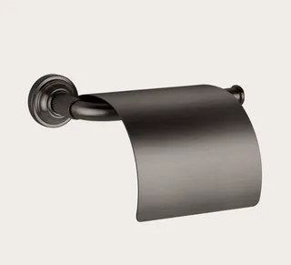 Бумагодержатель, Gessi, VENTI20, шгв 174*155*68, цвет-Black Metal Brushed PVD — иконка