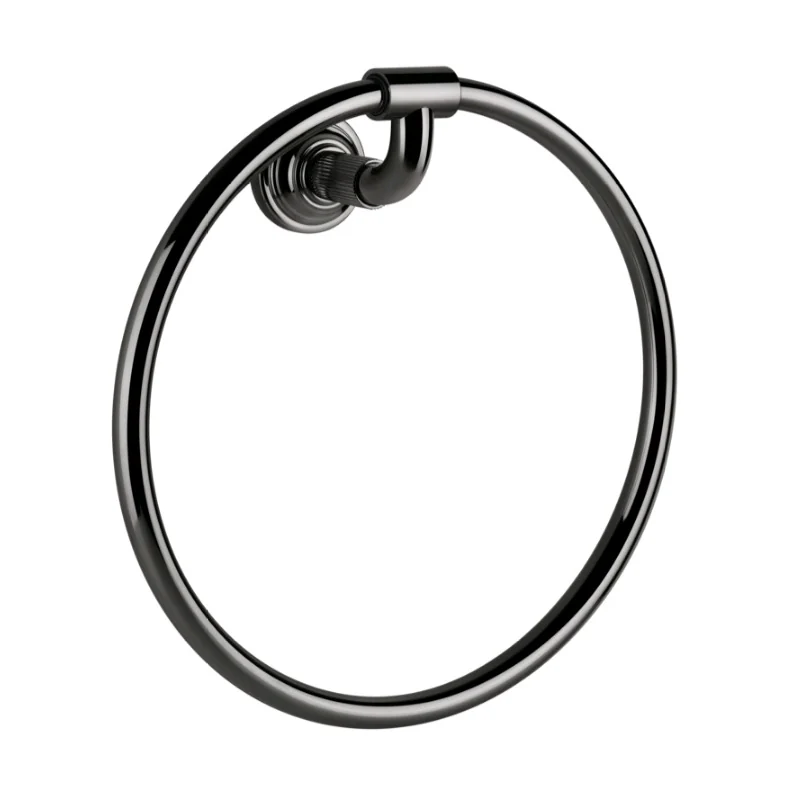 Полотенцедержатель, Gessi, VENTI20, шгв 222*86*224, цвет-Black Metal PVD