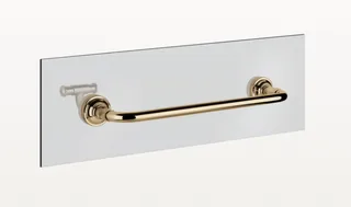 Полотенцедержатель, Gessi, VENTI20, для крепления на стекло, шгв 345*87*45, цвет-Warm Bronze PVD