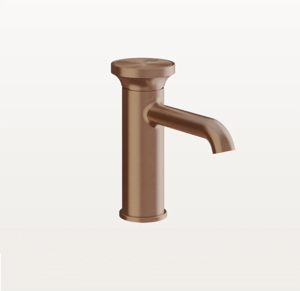 Смеситель для раковины, Gessi, Origini, на раковину/столешницу, цвет-Copper Brushed PVD