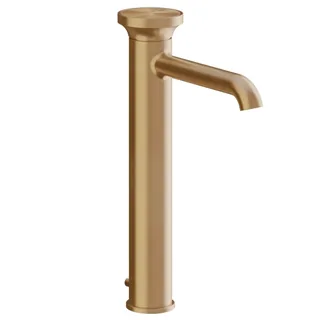 Смеситель для раковины, Gessi, Origini, цвет-Warm Bronze Brushed PVD