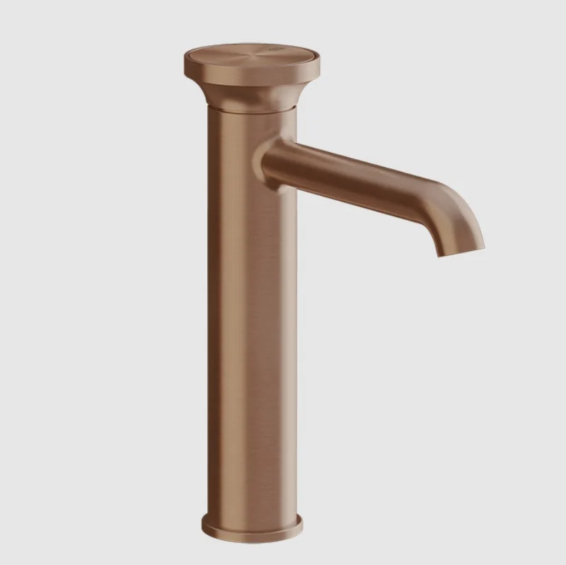 Смеситель для раковины, Gessi, Origini, на раковину/столешницу, цвет-Copper Brushed PVD