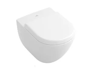 Унитаз, Villeroy&Boch, Subway, подвесной, шгв 370*560*360, CeramicPlus, цвет-альпийский белый