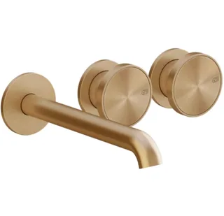 Смеситель для раковины, Gessi, Origini, цвет-Warm Bronze Brushed PVD