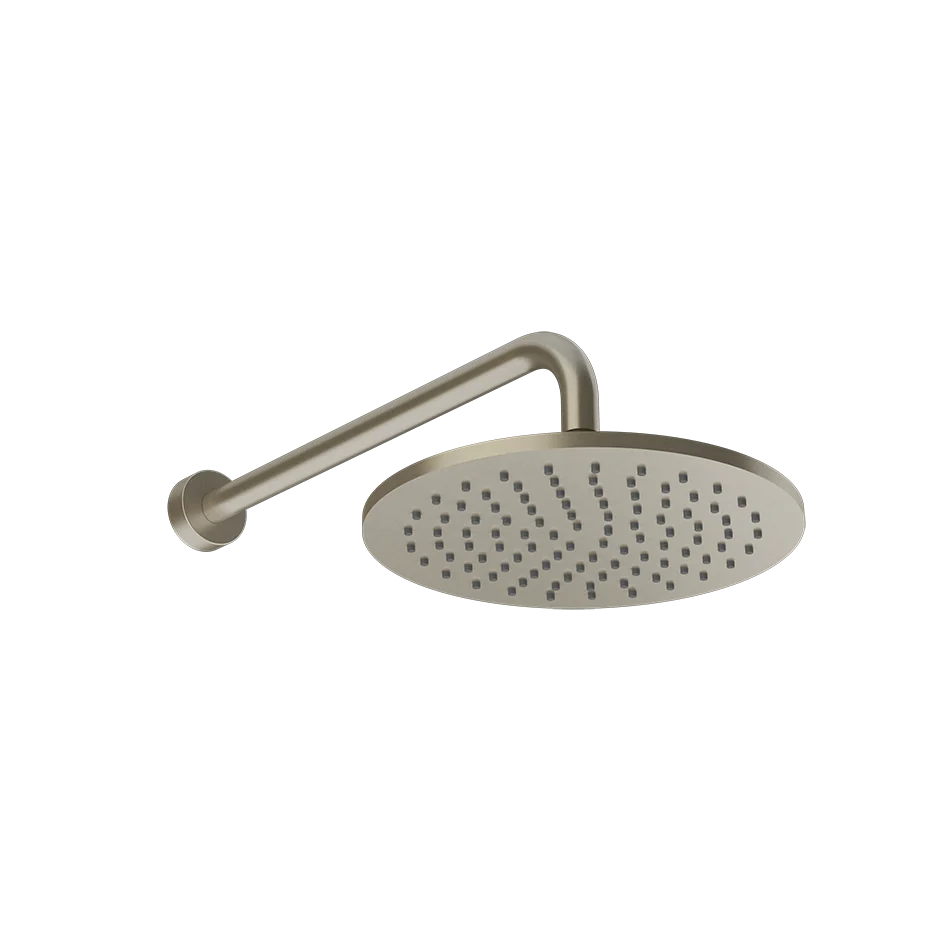 Верхний душ, Gessi, Origini, 250*250, цвет -Black Metal Brushed PVD