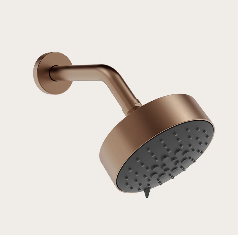 Верхний душ, Gessi, Origini, 129, цвет-Copper Brushed PVD