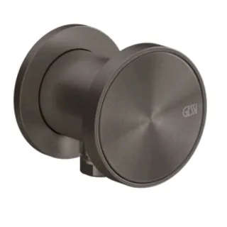 Шланговое подсоединение, Gessi, Origini, цвет-Black Metal Brushed PVD