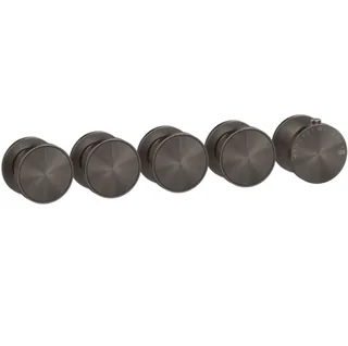 Смеситель для душа, Gessi, Origini, на 4 потребителя, цвет-Black Metal Brushed PVD — иконка