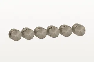 Смеситель для душа, Gessi, Origini, на 5 потребителей, цвет-Finox Brushed Nickel
