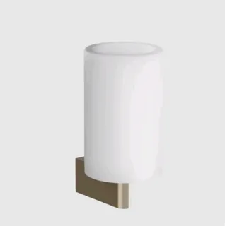 Стакан, Gessi, Origini, шгв 75*105*160, цвет-белый/Finox Brushed Nickel