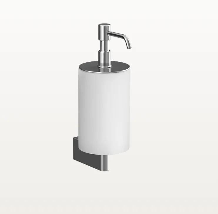 Дозатор для жидкого мыла, Gessi, Origini, шгв 75*127*229, цвет дозатора-хром/белый