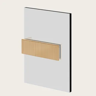 Фиксатор для стекла, Gessi, Shower G Swing System Rigato, цвет-Warm Bronze PVD