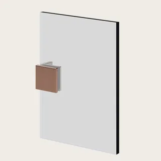 Фиксатор для стекла, Gessi, Shower G Swing System Rigato, цвет-Copper Brushed PVD