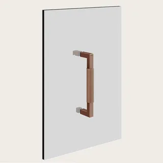 Ручка двойная, Gessi, Shower G Rigato, 200мм, цвет-Copper Brushed PVD — иконка