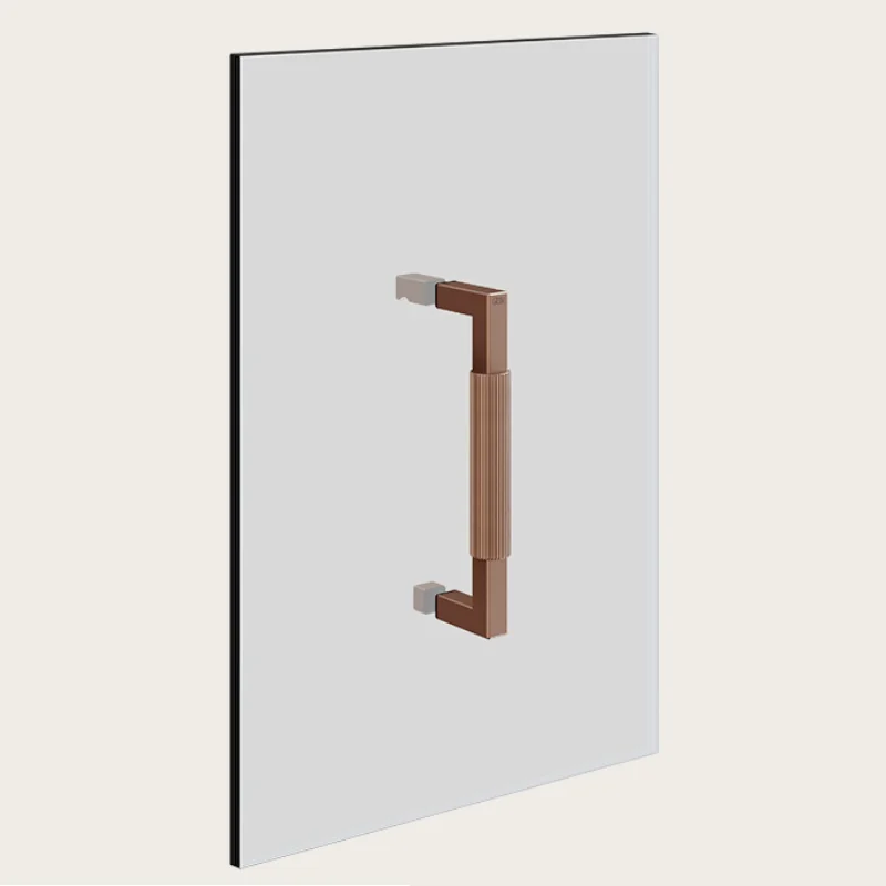 Ручка двойная, Gessi, Shower G Rigato, 200мм, цвет-Copper Brushed PVD