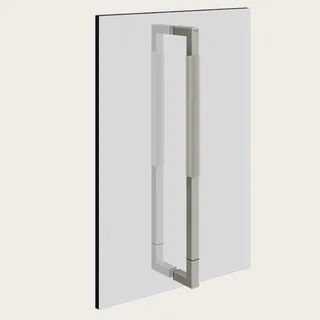 Ручка двойная, Gessi, Shower G Rigato, 450мм, цвет-Brushed Chrome