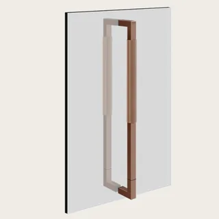 Ручка двойная, Gessi, Shower G Rigato, 450мм, цвет-Copper Brushed PVD