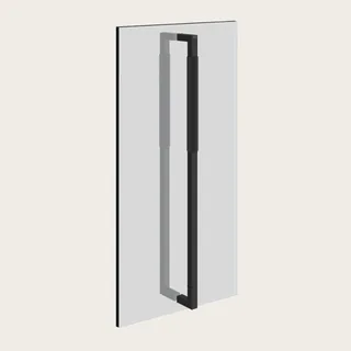 Ручка двойная, Gessi, Shower G Rigato, 600мм, черный матовый