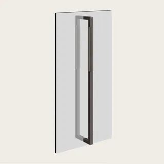 Ручка двойная, Gessi, Shower G Rigato, 600мм, цвет-Black Metal Brushed PVD
