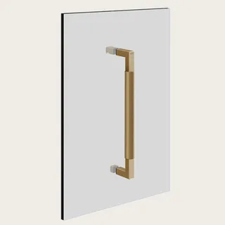 Ручка, Gessi, Shower G Diamantato, 300мм, цвет-Brushed Brass PVD