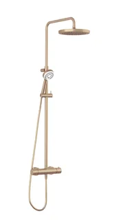 Душевая стойка, Kludi, LOGO, DUAL SHOWER SYSTEM, цвет-бронза брашированная
