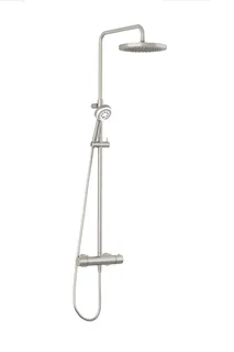 Душевая стойка, Kludi, LOGO, DUAL SHOWER SYSTEM, цвет-никель брашированный
