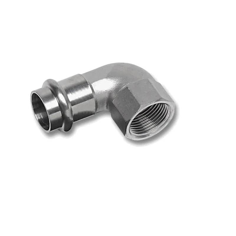Угол Sanha NiroPress 316L 90° ВПр-ВР, 22x3/4, 9090IG.3