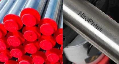 Труба, Sanha, NiroPress AISI 304L, 139х2,0 мм, штанга 6 м, нержавеющая сталь 1.4301, 9100.3