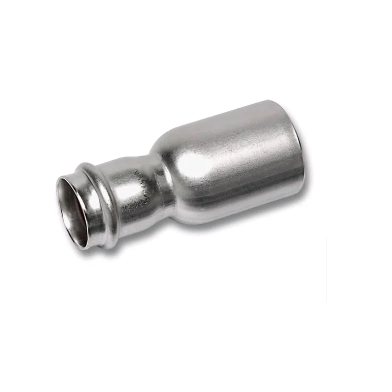 Ниппель, Sanha, NiroPress AISI304L, ВПр-НПр, 28ax22, 91243.3
