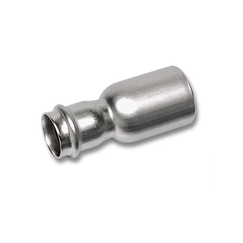 Ниппель, Sanha, NiroPress AISI304L, ВПр-НПр, 54ax15, 91243.3