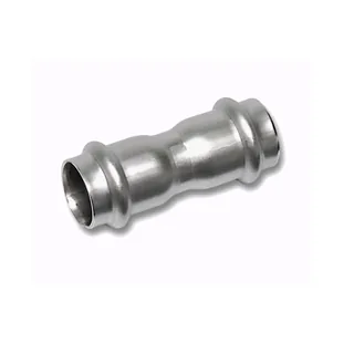 Муфта, Sanha, NiroPress AISI304L, двойная ВПр-ВПр, 28, 91270.3