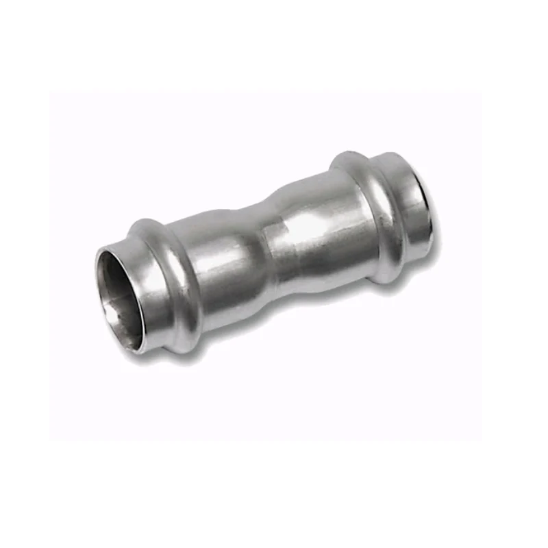 Муфта, Sanha, NiroPress AISI304L, двойная ВПр-ВПр, 42, 91270.3