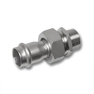 Резьбовое разъемное соединение, Sanha, NiroPress 316L, ВПр-НР, 22xR1/2, 9333GMVA.3 — иконка