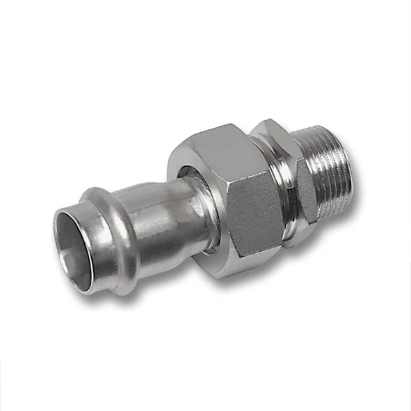Резьбовое разъемное соединение, Sanha, NiroPress 316L, ВПр-НР, 22xR1/2, 9333GMVA.3