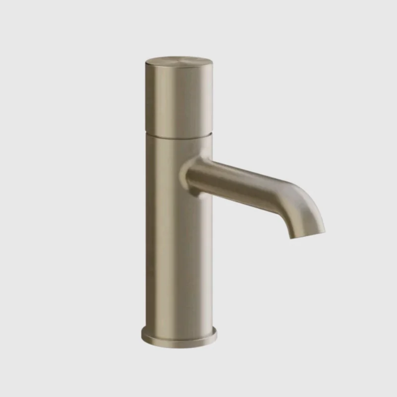 Смеситель для раковины, Gessi, Habito Unito, цвет-Finox Brushed Nickel