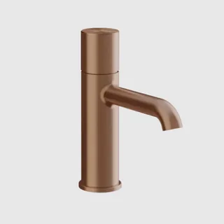 Смеситель для раковины, Gessi, Habito Unito, цвет-Copper Brushed PVD