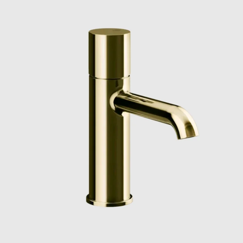 Смеситель для раковины, Gessi, Habito Unito, цвет-Brass PVD