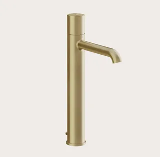 Смеситель для раковины, Gessi, Habito Unito, цвет-Brushed Brass PVD