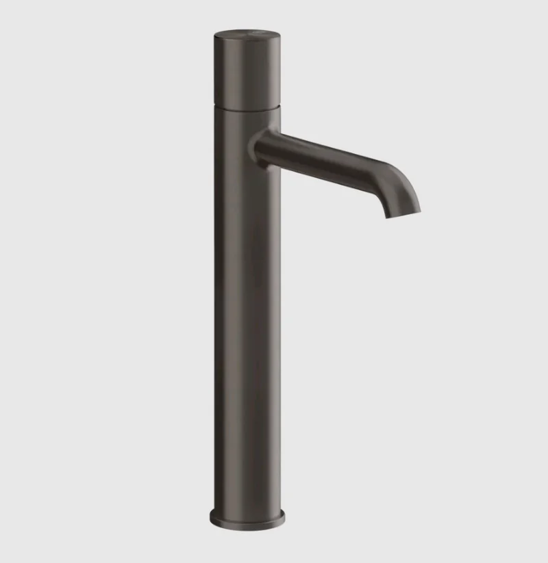 Смеситель для раковины, Gessi, Habito Unito, цвет-Black Metal Brushed PVD