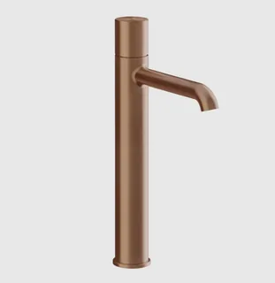 Смеситель для раковины, Gessi, Habito Unito, цвет-Copper Brushed PVD