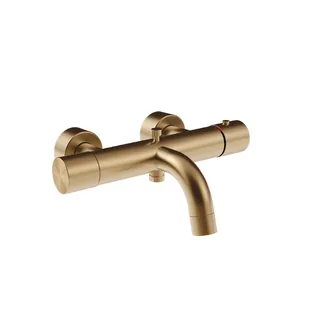 Смеситель для ванны и душа, Gessi, Habito Unito, настенный, цвет-Warm Bronze Brushed PVD — иконка