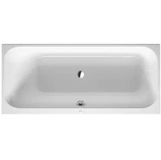 Ванна, Duravit, Happy D.2, шгв 1600*700*480, наклон для спины-слева, цвет-белый