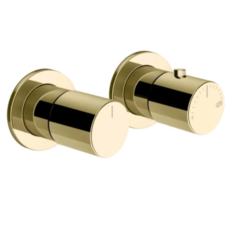 Смеситель для душа, Gessi, Habito Unito, на 1 потребитель, цвет-Brass PVD