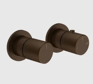Смеситель для душа, Gessi, Habito Bath-Shower, на 3 потребителя, цвет-Dark Bronze