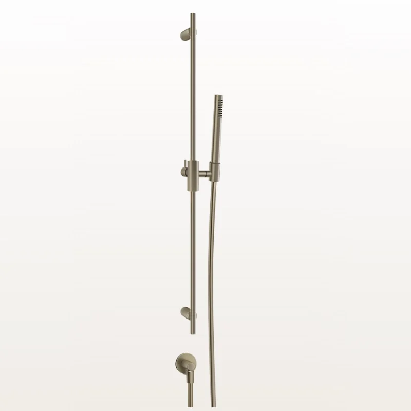 Душевой гарнитур, Gessi, Habito Unito, 23, цвет-Finox Brushed Nickel