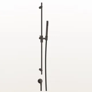 Душевой гарнитур, Gessi, Habito Unito, 23, цвет-Black Metal Brushed PVD