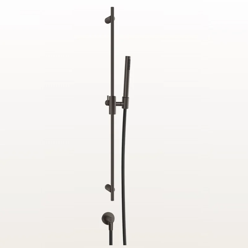 Душевой гарнитур, Gessi, Habito Unito, 23, цвет-Black Metal Brushed PVD